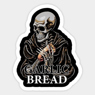 Garlic Bread Grim Sticker